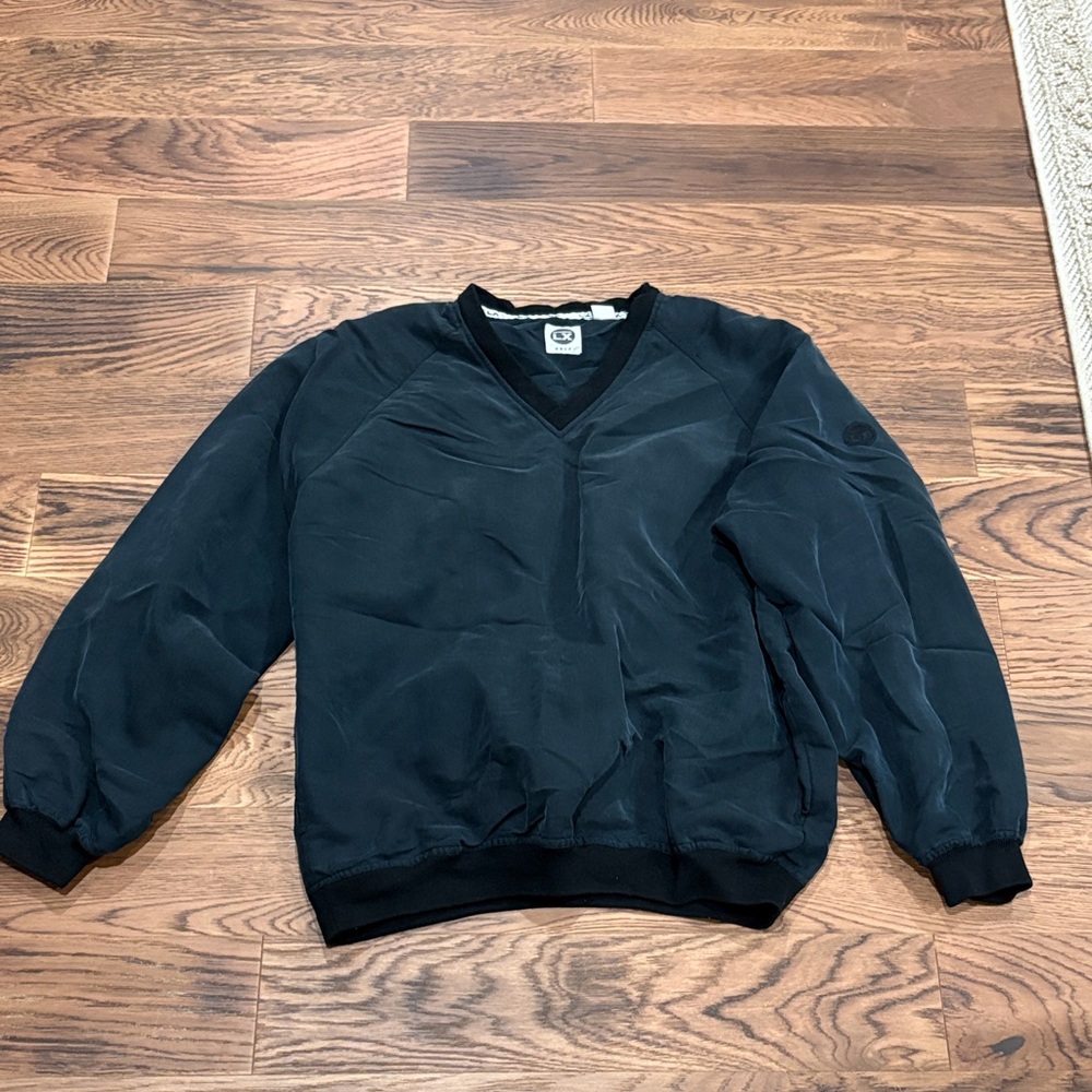 Elegant Black V-Neck Sweater for Men